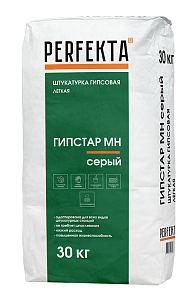 Штукатурка гипсовая машинного нанесения серая PERFEKTA легкая Гипстар МН 30 кг