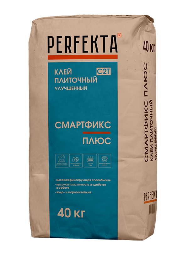 Клей для плитки C2 T PERFEKTA Смартфикс Плюс 40 кг