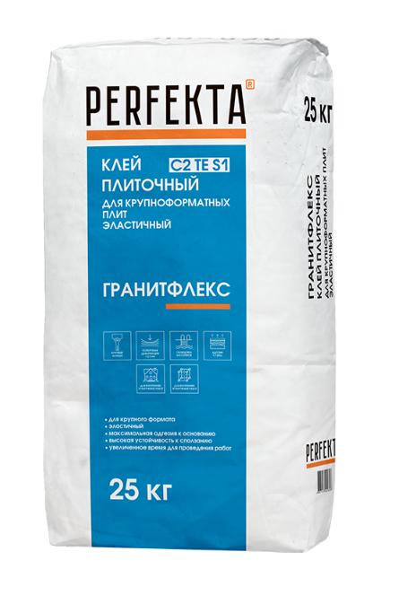 Клей для плитки C2TES1 PERFEKTA Гранитфлекс 25 кг