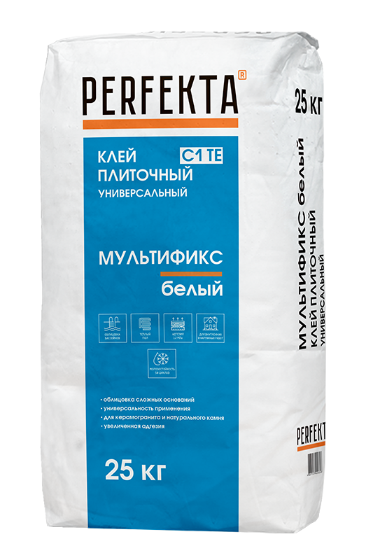 Клей для плитки С1 ТЕ PERFEKTA Мультификс Зимняя серия 25 кг