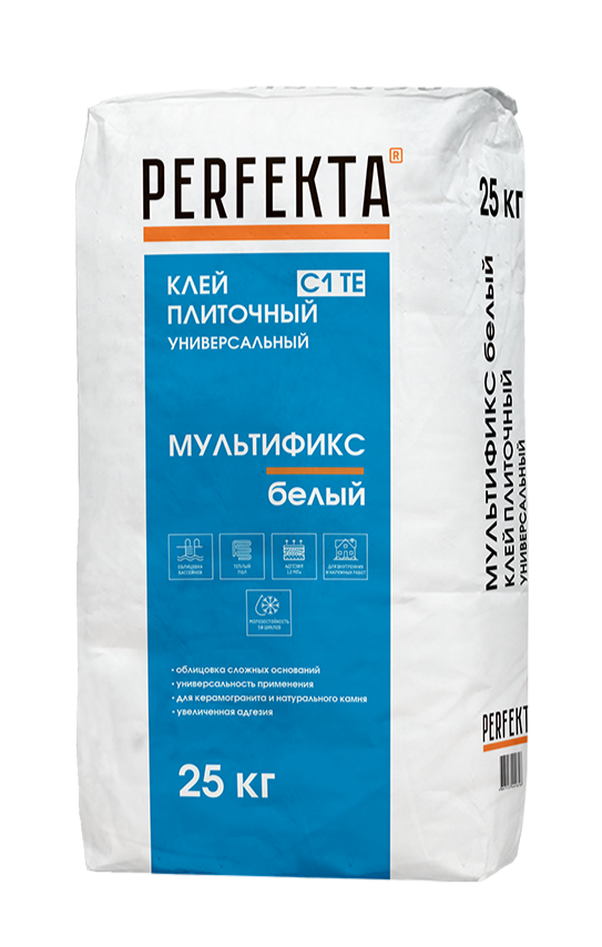 Клей для плитки С1 ТЕ PERFEKTA Мультификс Белый 25 кг