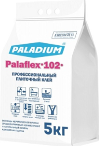 Клей для плитки  PALADIUM PalafleХ-102 профессиональный 5 кг