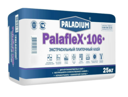 Клей для плитки PALADIUM PalafleX-106 Экстрасильный 25 кг