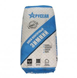 Клей для плитки РУСЕАН ЗИМНИЙ 25 кг