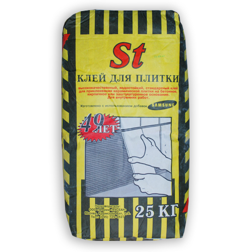 Клей для плитки РУСЕАН ST 25 кг
