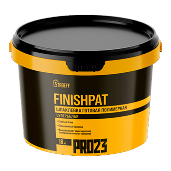 Шпаклевка полимерная финишная супербелая СТАРАТЕЛИ Finishpat 18 кг