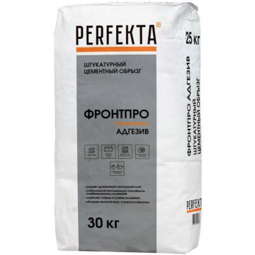 Обрызг штукатурный цементный ручного и машинного нанесения PERFEKTA Фронтпро Адгезив 30 кг