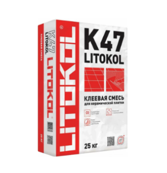 Клей для плитки С0 LITOKOL К47 25 кг